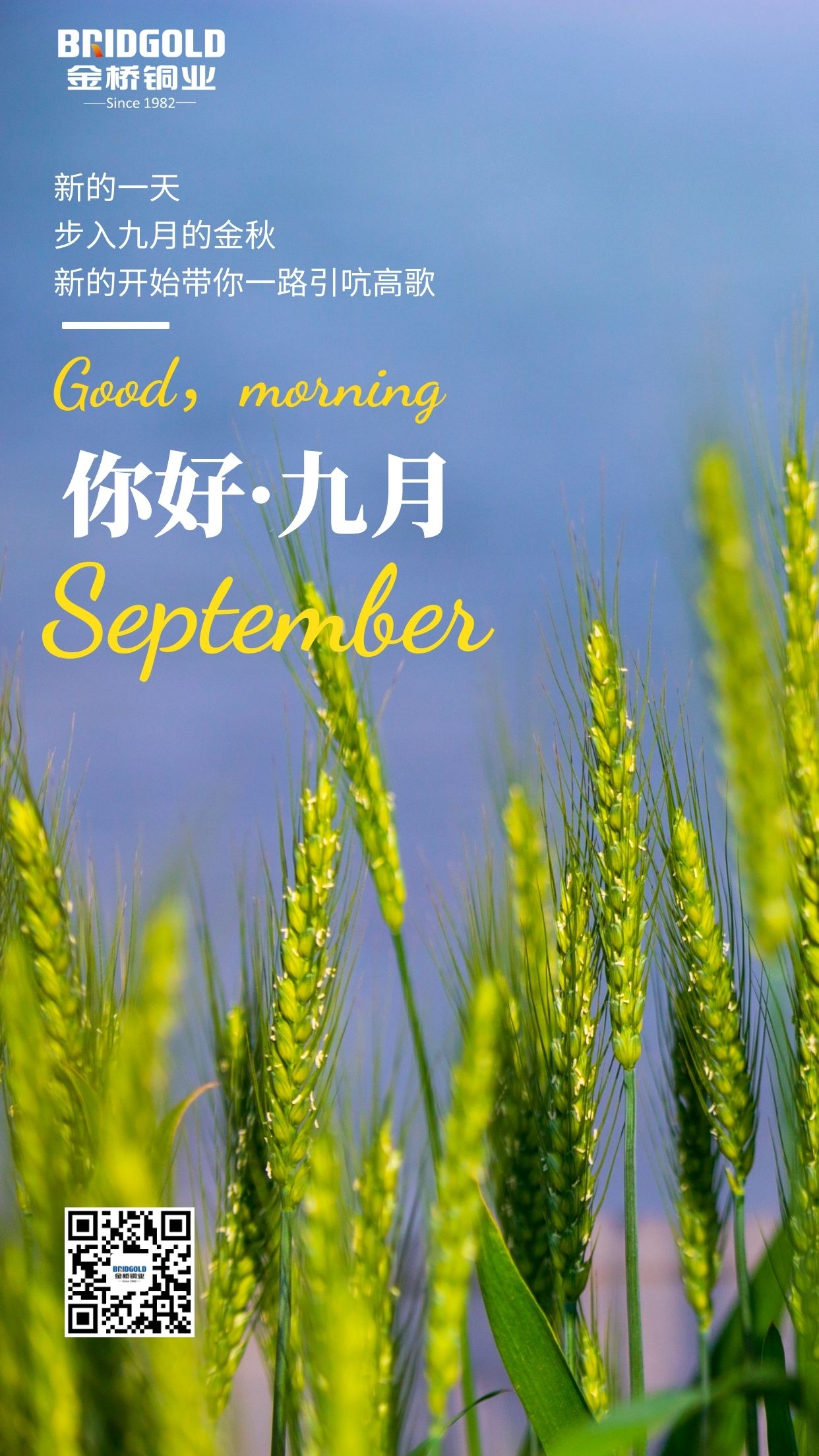 你好，金秋九月